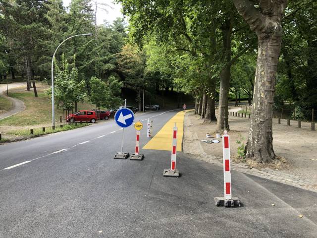 Une nouvelle piste cyclable boulevard Kleyer à Cointe 