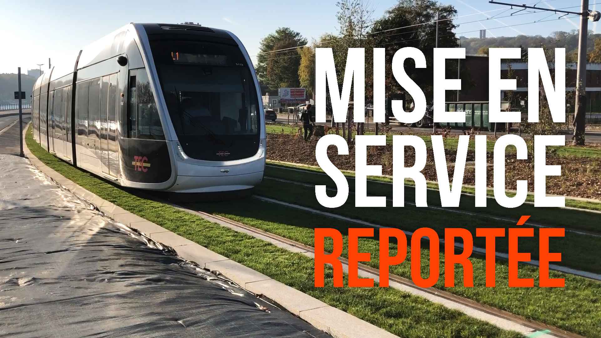 Tram : mise en service reportée à mi-avril