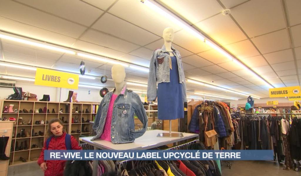 RE-VIVE, le nouveau label upcyclé de Terre