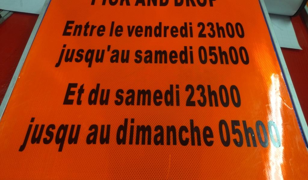 Une nouvelle zone de pick and drop aux abords du Carré mise en place dès ce week-end