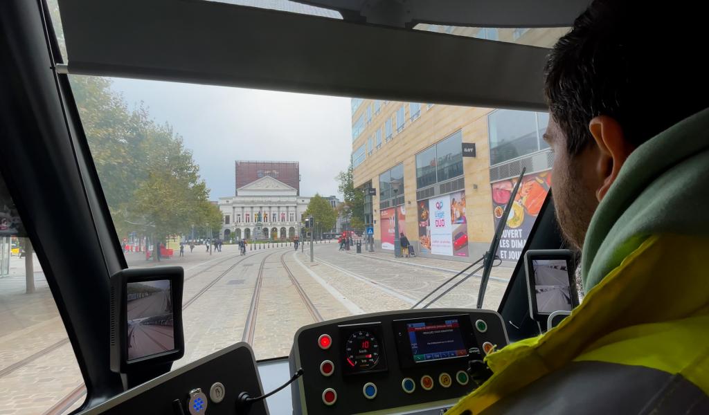 Tram en commun S7#2 : essais dynamiques en centre-ville - 18 septembre 2024