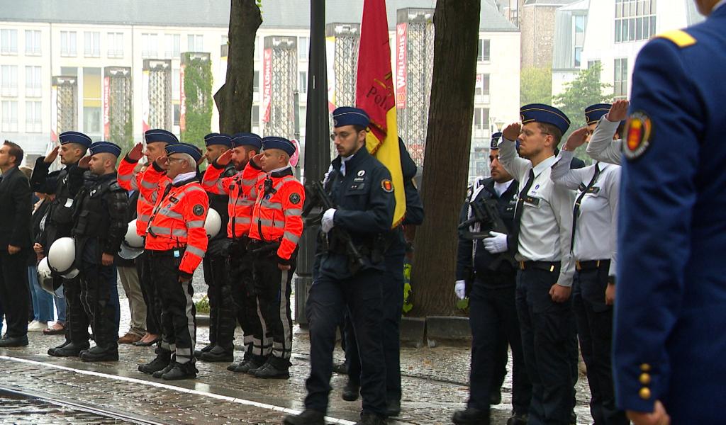 Policiers lors des Fastes de la Police de liège