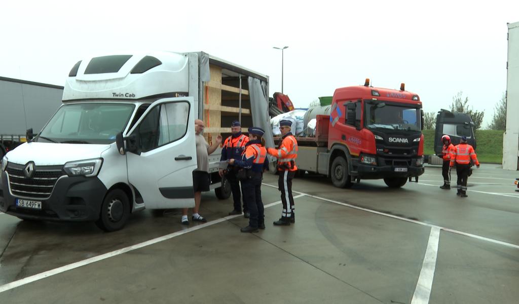 Contrôles routiers poids lourds et camionnettes