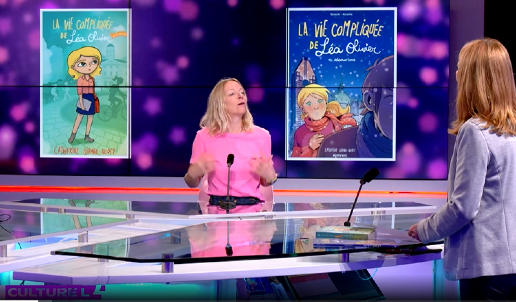 CultureL avec l'auteure et le dessinateur de "La vie compliquée de Léa Olivier"