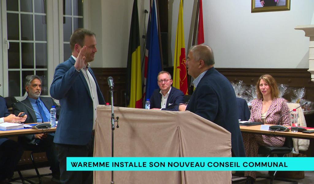 Waremme accueille son nouveau conseil communal