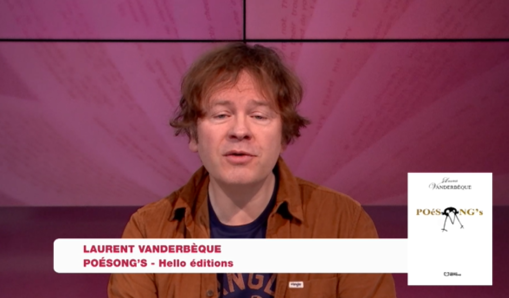 La Boîte à livres : Laurent Vanderbèque, Poésong's (Hello éditions)