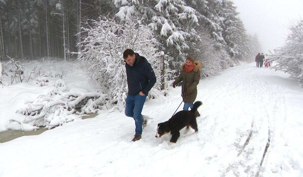 La neige s'invite par surprise pour débuter l'année