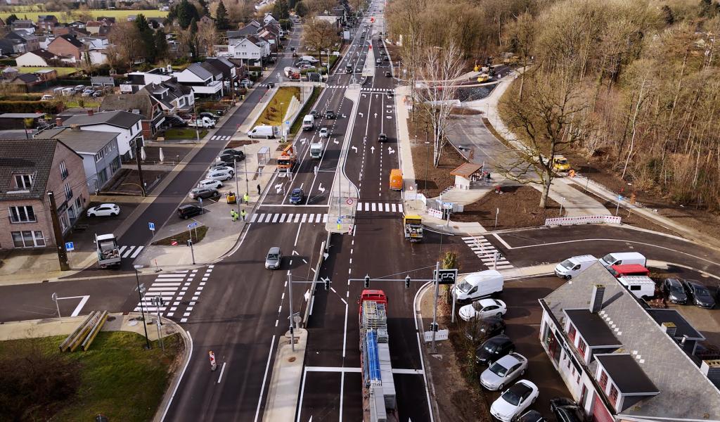 Fin des travaux au carrefour de Rotheux