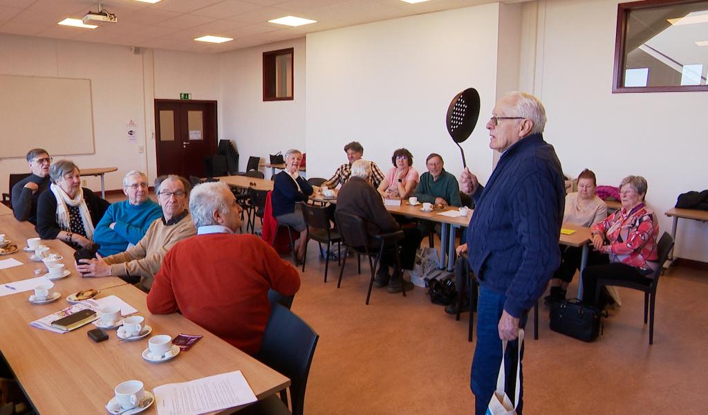 Table de conversation en wallon à Saive