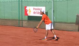 Première internationale au club de tennis de Flémalle