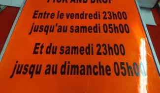 Une nouvelle zone de pick and drop aux abords du Carré mise en place dès ce week-end