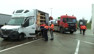 Contrôles routiers poids lourds et camionnettes