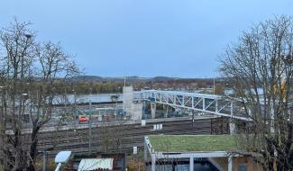 Visé : la passerelle de la nouvelle gare a été installée