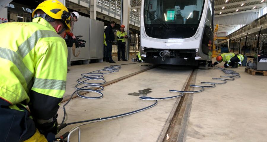 Tram de Liège: le 15/04 reste l'objectif pour Tram'Ardent, confirme le ministre Desquesnes