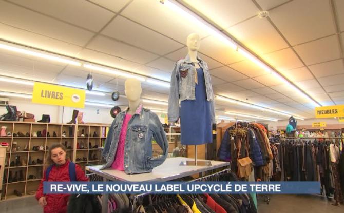 RE-VIVE, le nouveau label upcyclé de Terre