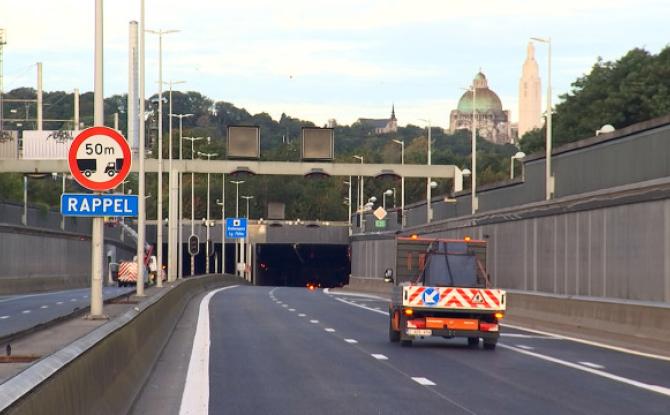 Le tunnel de Cointe fermé tout l'été en direction de Bruxelles