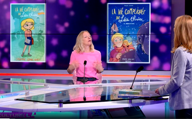 CultureL avec l'auteure et le dessinateur de "La vie compliquée de Léa Olivier"