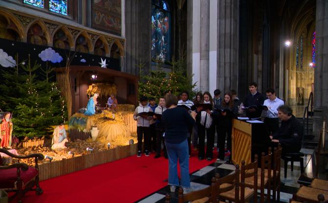 La maîtrise de la cathédrale chante noël